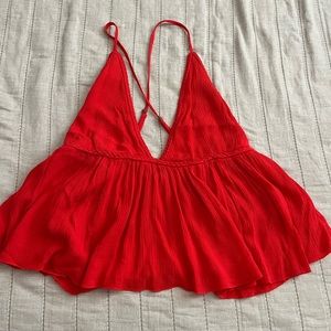 Abercrombie & Fitch Peplum Tank